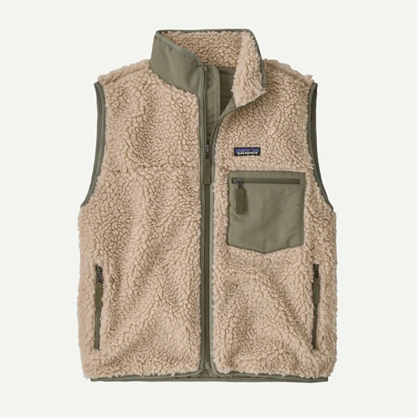 Patagonia Womens Classic Retro-X Vest - Dark Natural w/River Rock Green